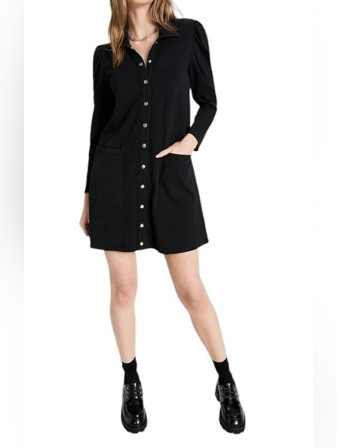 Nation Ltd Brooks Retro Snapped Mini Dress